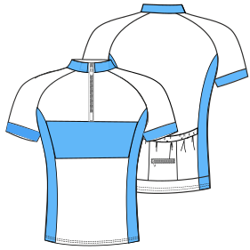 Fashion sewing patterns for Cyclist Maillot 6023